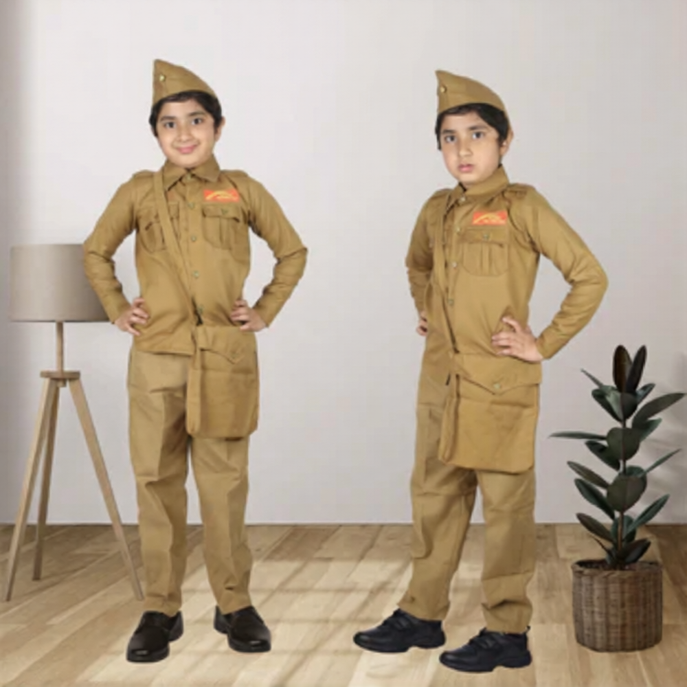 Postman Dress with Bag And Cap