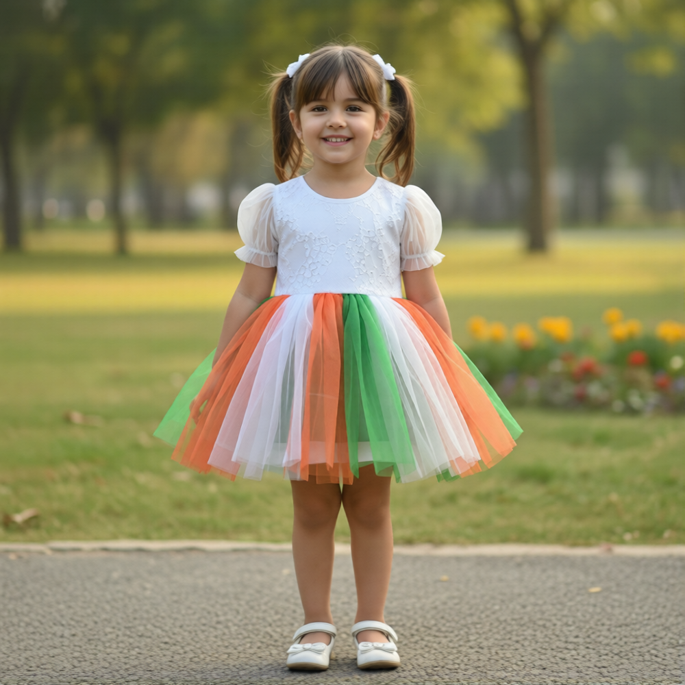 New Tricolor Frock