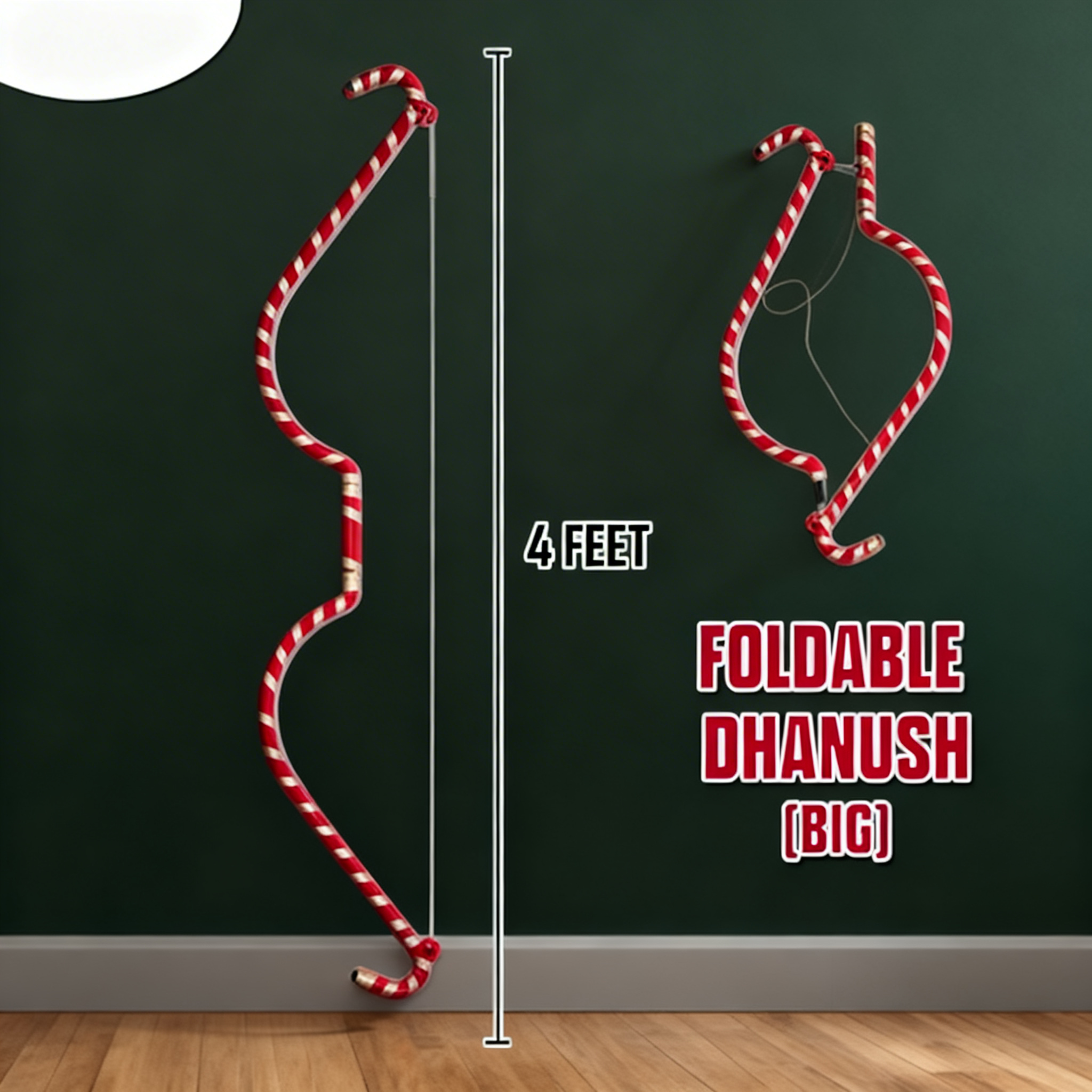 Foldable Dhanush 4 Feet for Kids Fancy Dress Ram Costume Bow Arrow Accessory Delhi Mukherjee Nagar