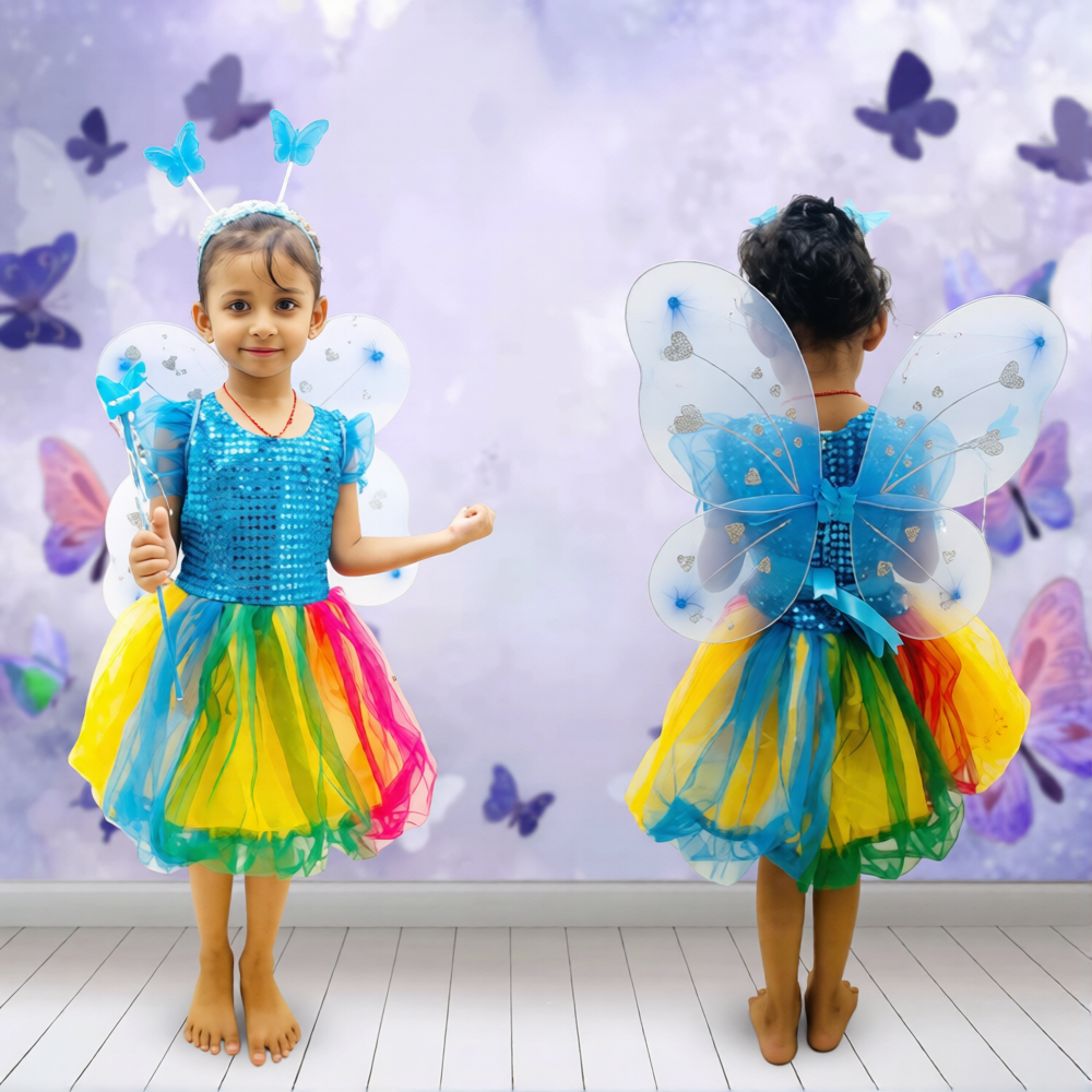 Butterfly Frock For Girls - Without Wings
