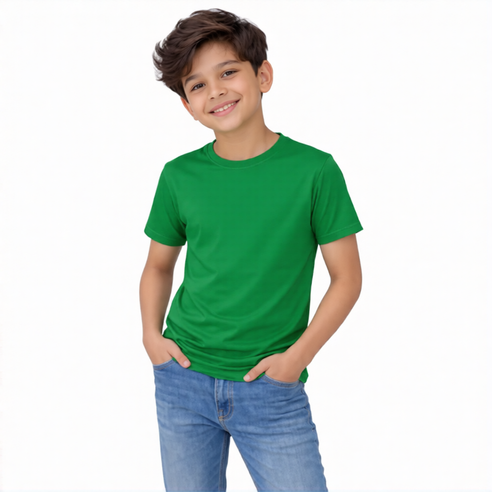 Plain Green T-shirt - Premium quality fabric