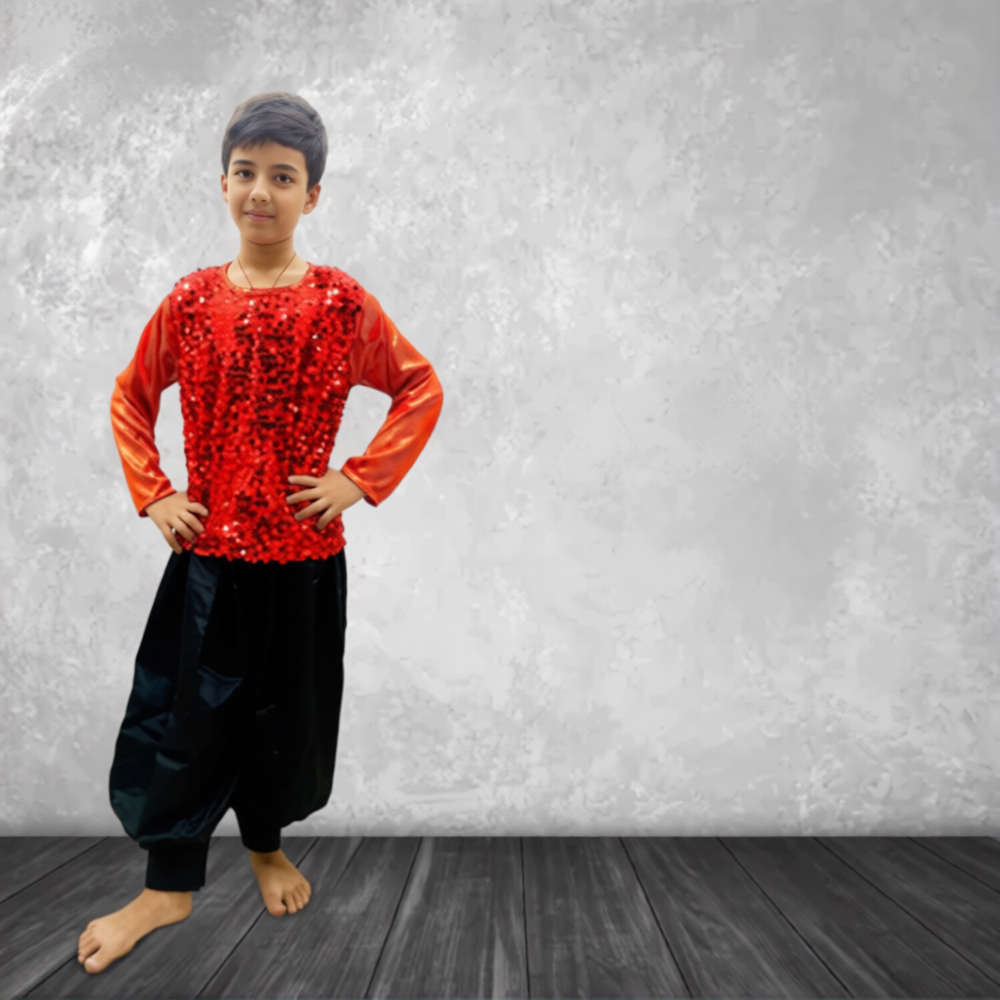 T-Shirt Red Sequence Costume