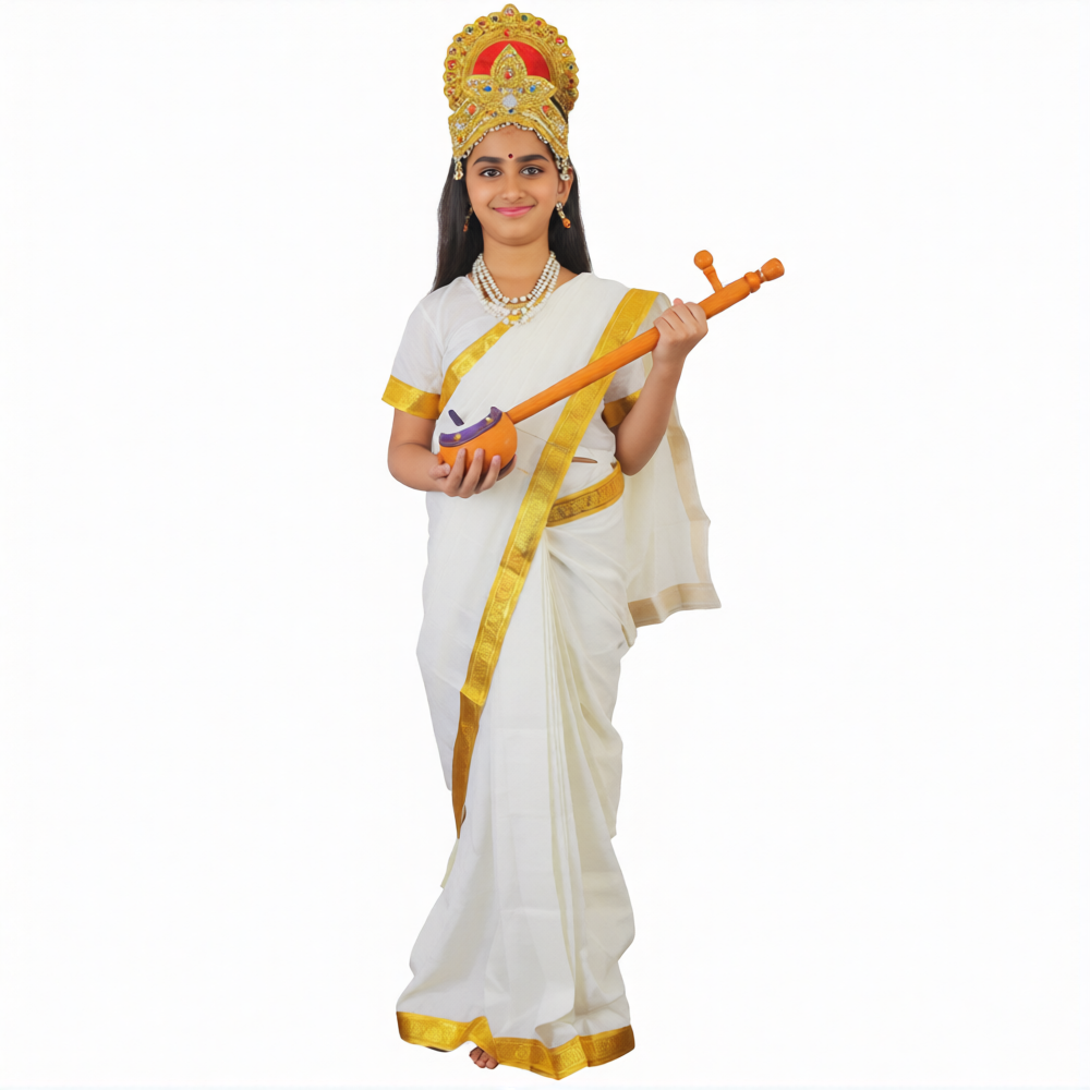 Saraswati maa Costume