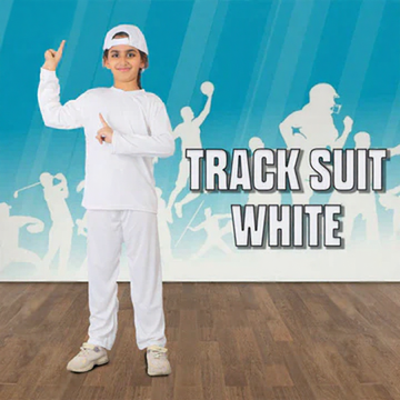Aerobic dress/Plain Track Suit or Inner - White